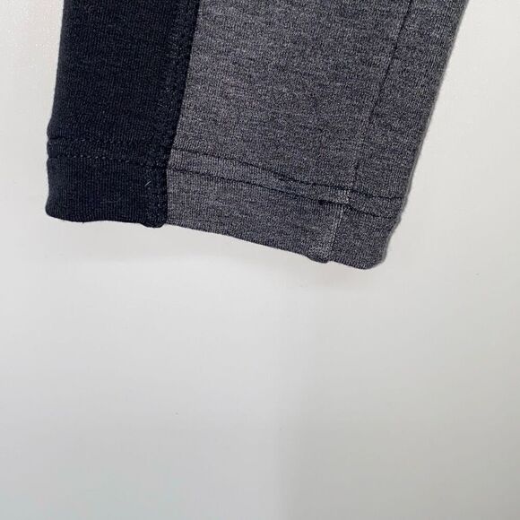 Athleta Dress Size XS‎ Gray Black Color-block OMEGA Long Sleeve Bodycon Knit - Picture 5 of 14